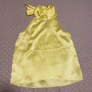 NWT Sleeveless Satin Blouse